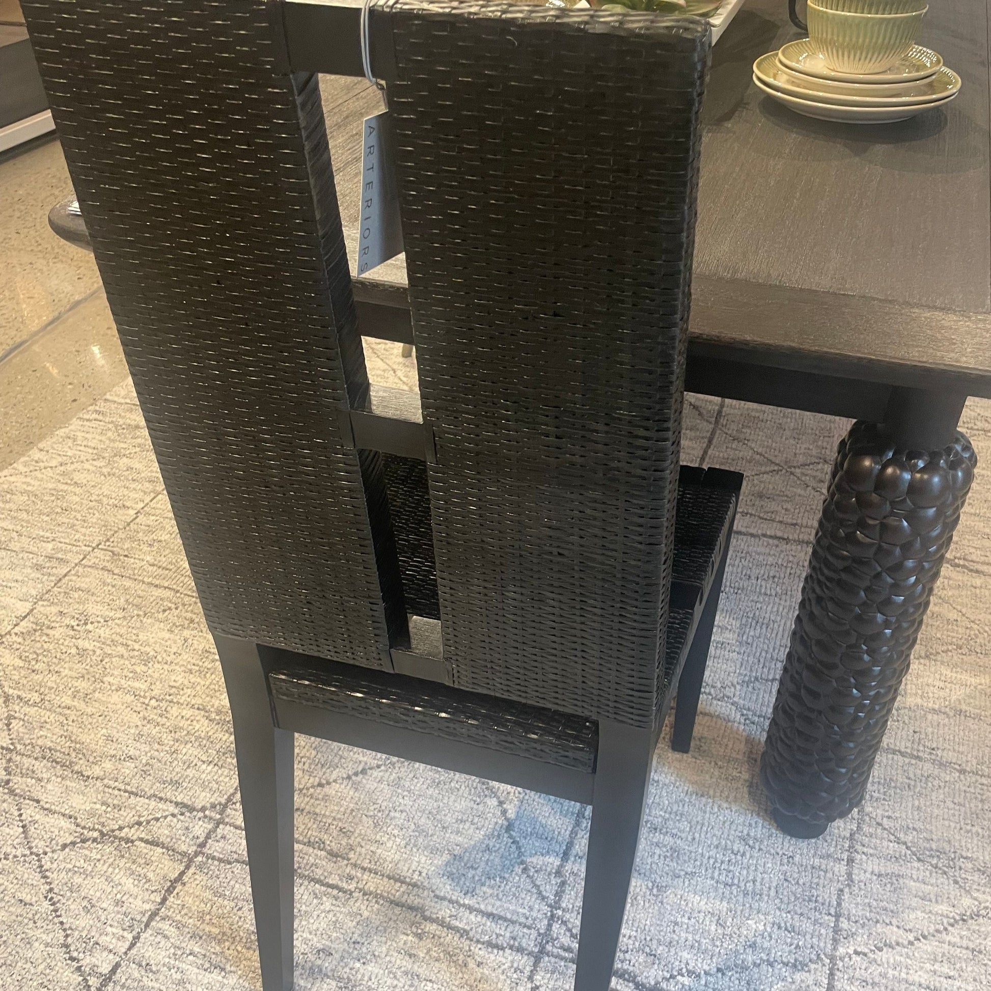 arteriors antonio dining chair styled