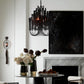 Tilda Large Pendant Black Stained Wood