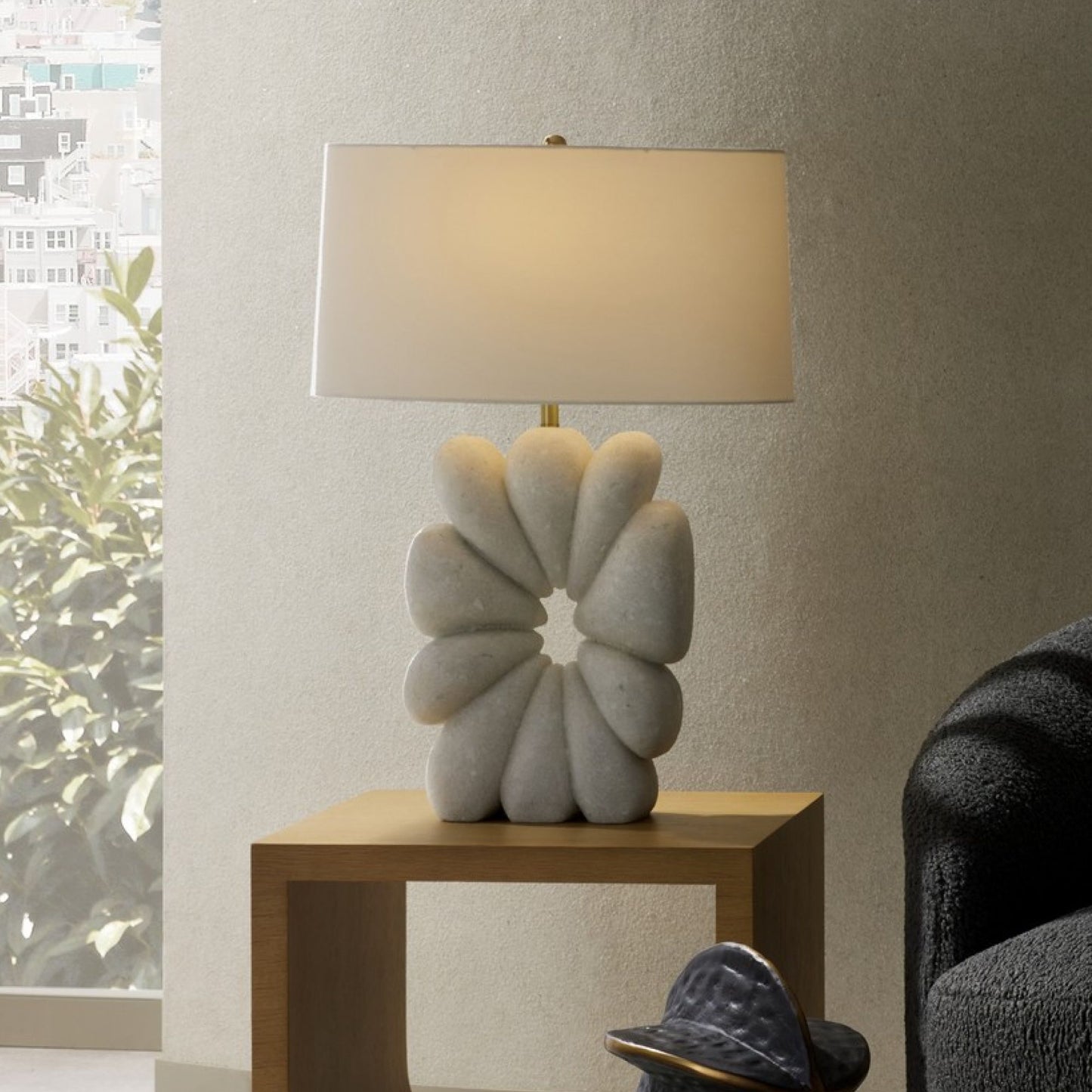 arteriors ashley lamp styled