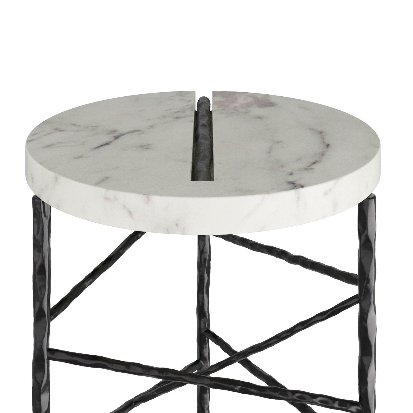 arteriors atlas end table detail