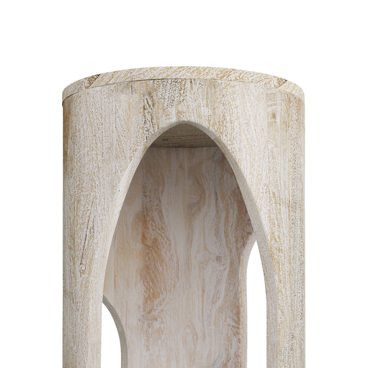 arteriors berlof end table front