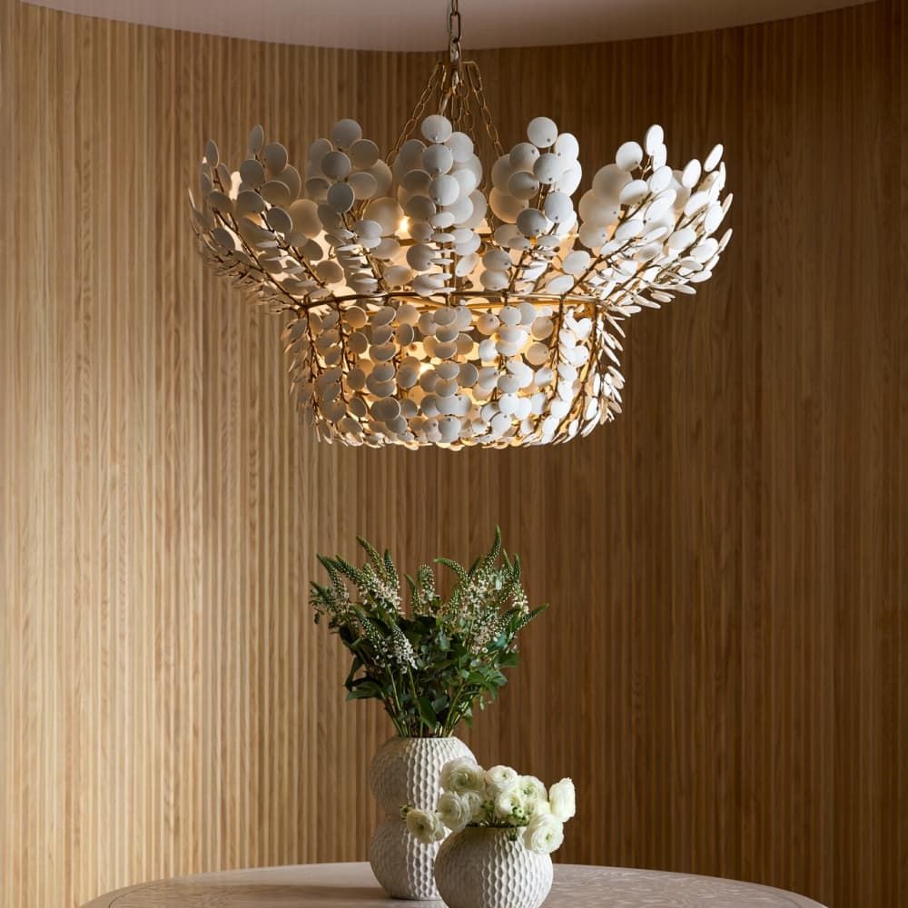arteriors bilal chandelier lifestyle