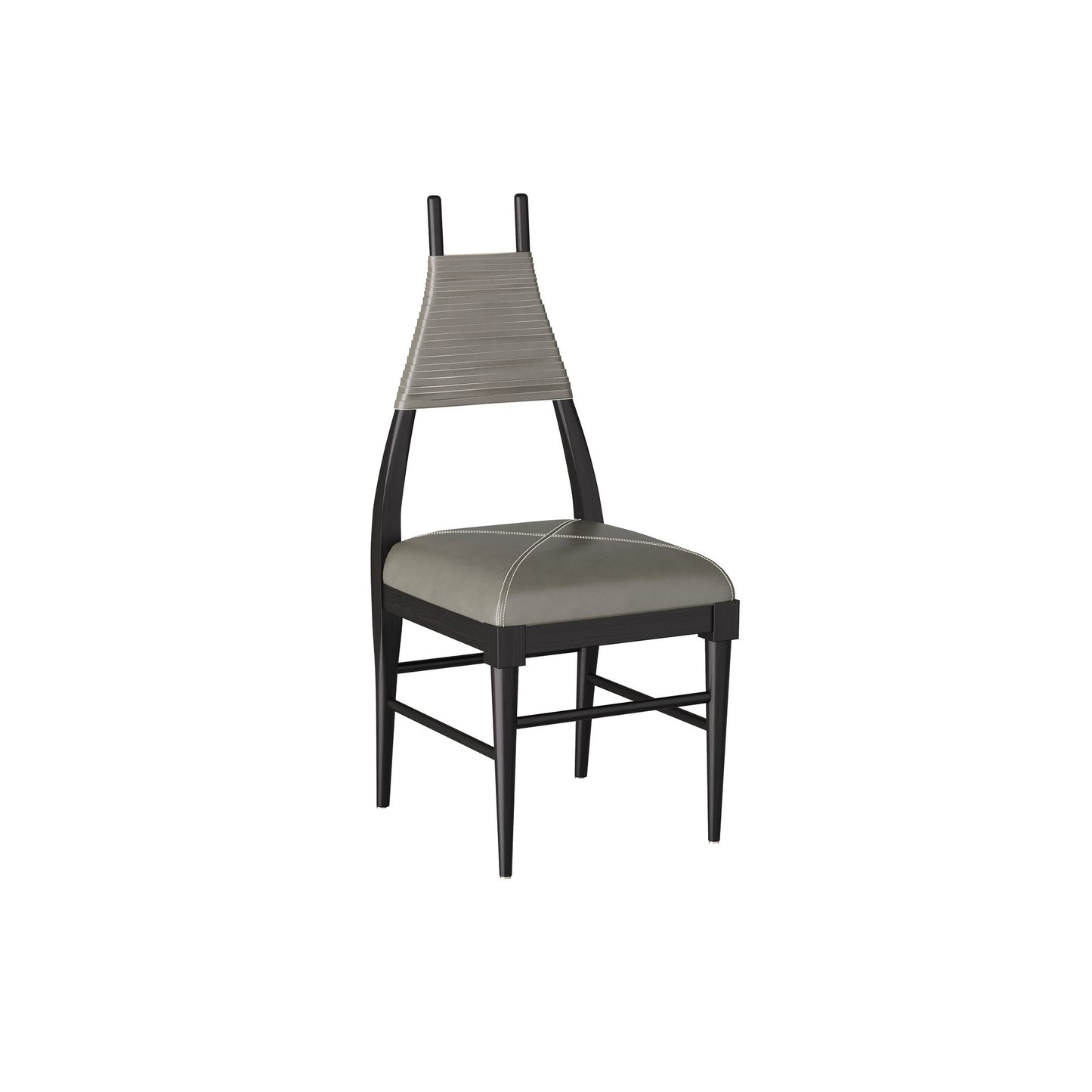 arteriors biziki dining chair morel angle