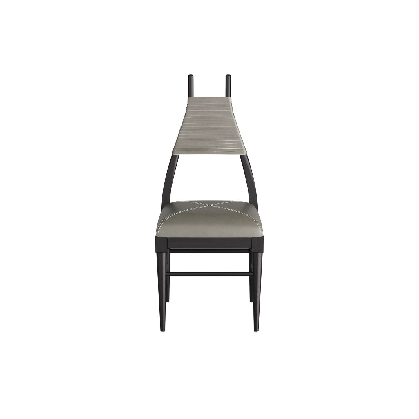 arteriors biziki dining chair morel front