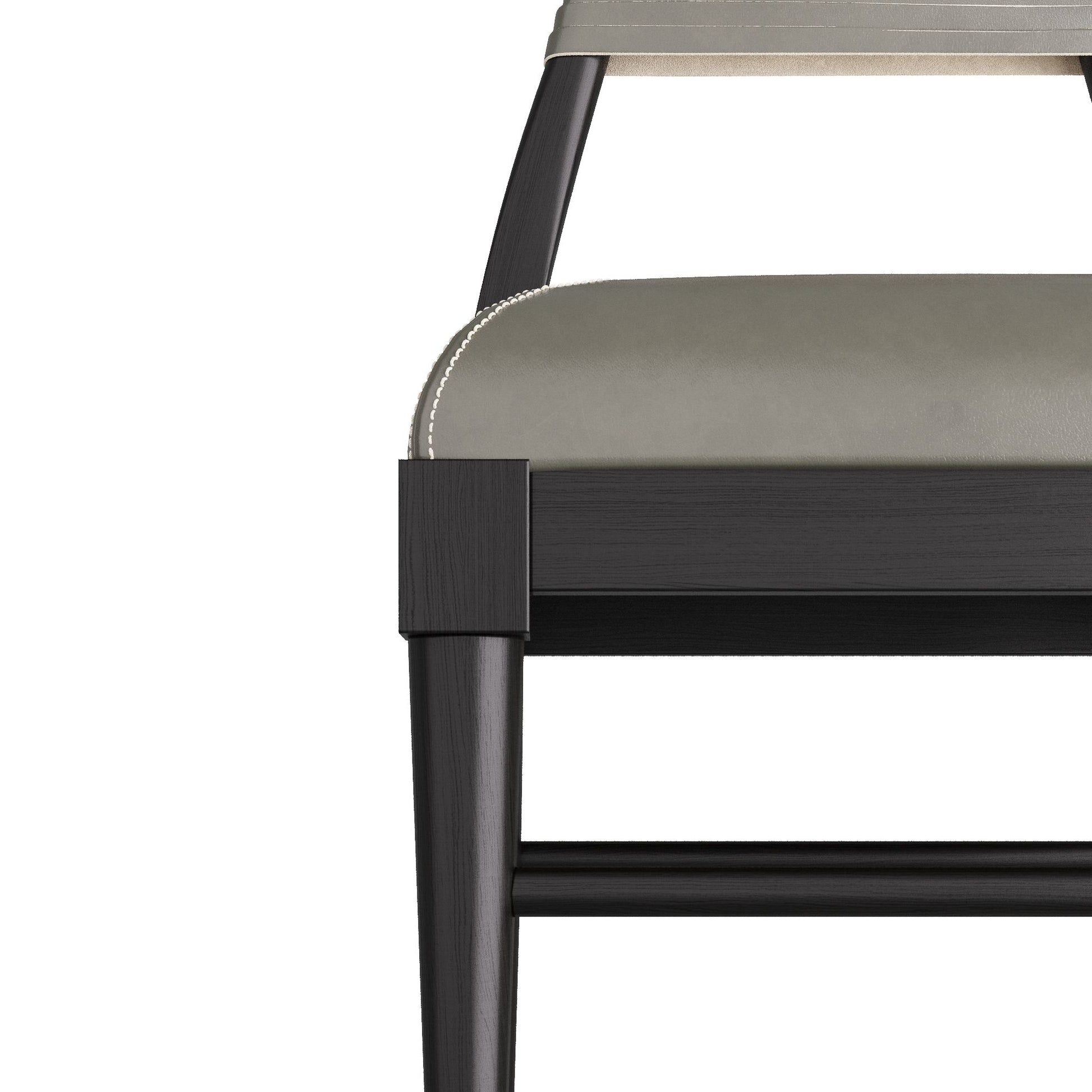 arteriors biziki dining chair morel leg