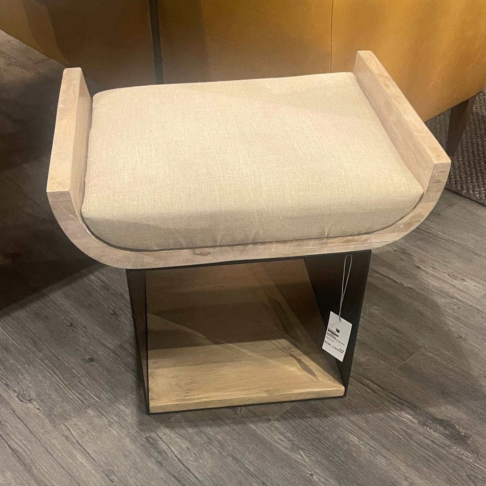 Arteriors Home Bookstack Stool Whitewashed Wood and Iron – CLAYTON GRAY ...