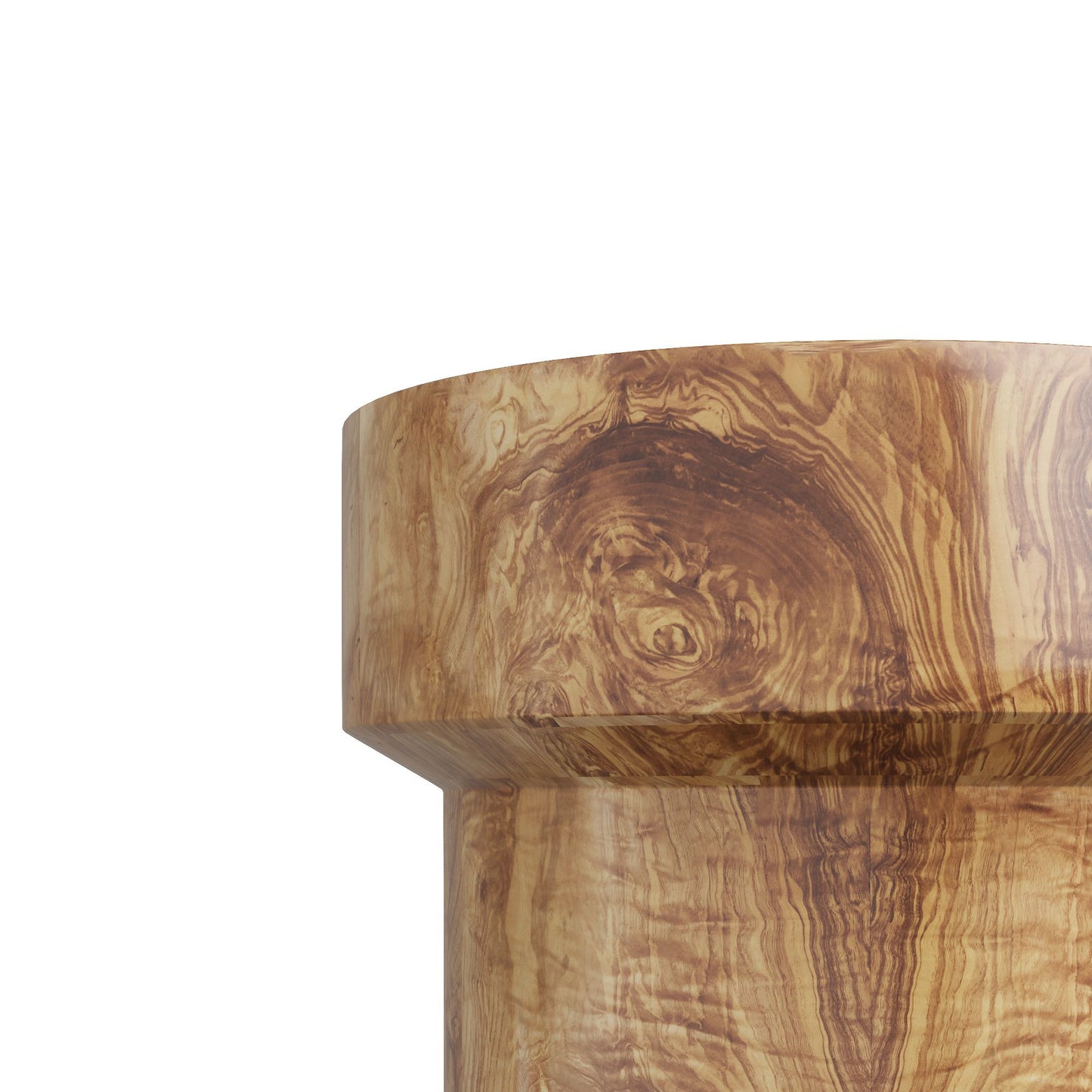 arteriors brewer end table detail side
