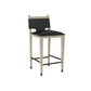 arteriors burdock bar stool graphite