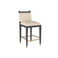 arteriors burdock counter stool ivory angle