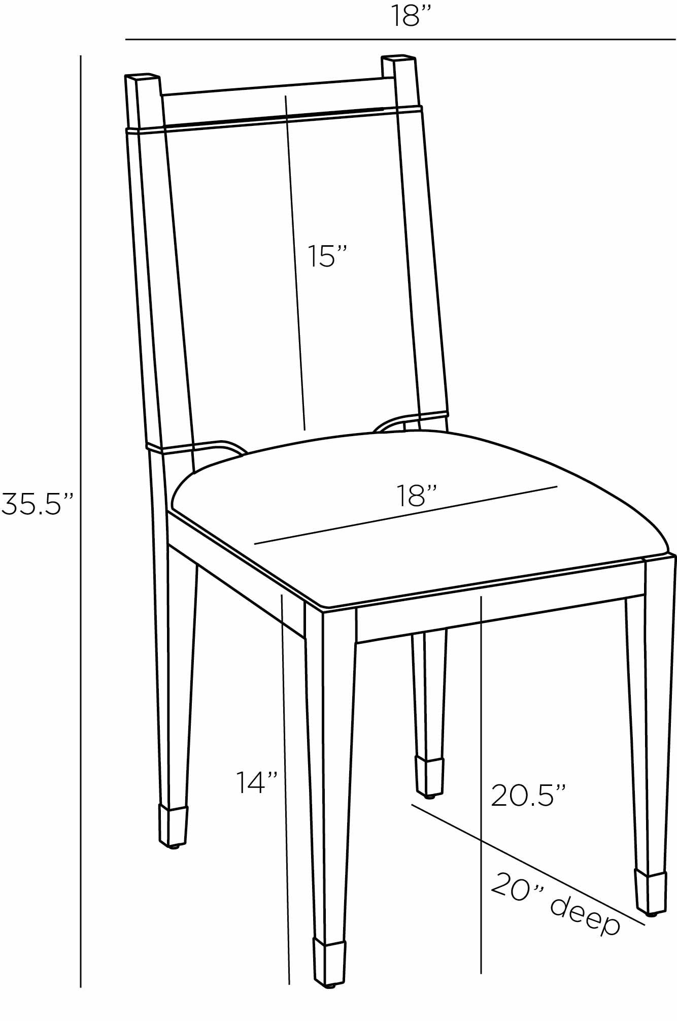 arteriors burdock dining chair black diagram