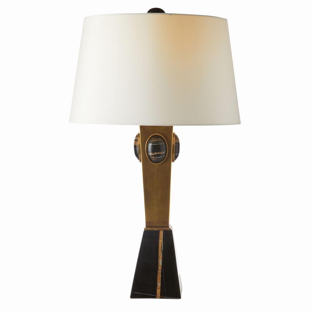 arteriors cairo lamp illuminated