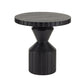 arteriors calypso end table black angle