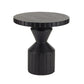 arteriors calypso end table black front