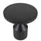 arteriors calypso end table black surface