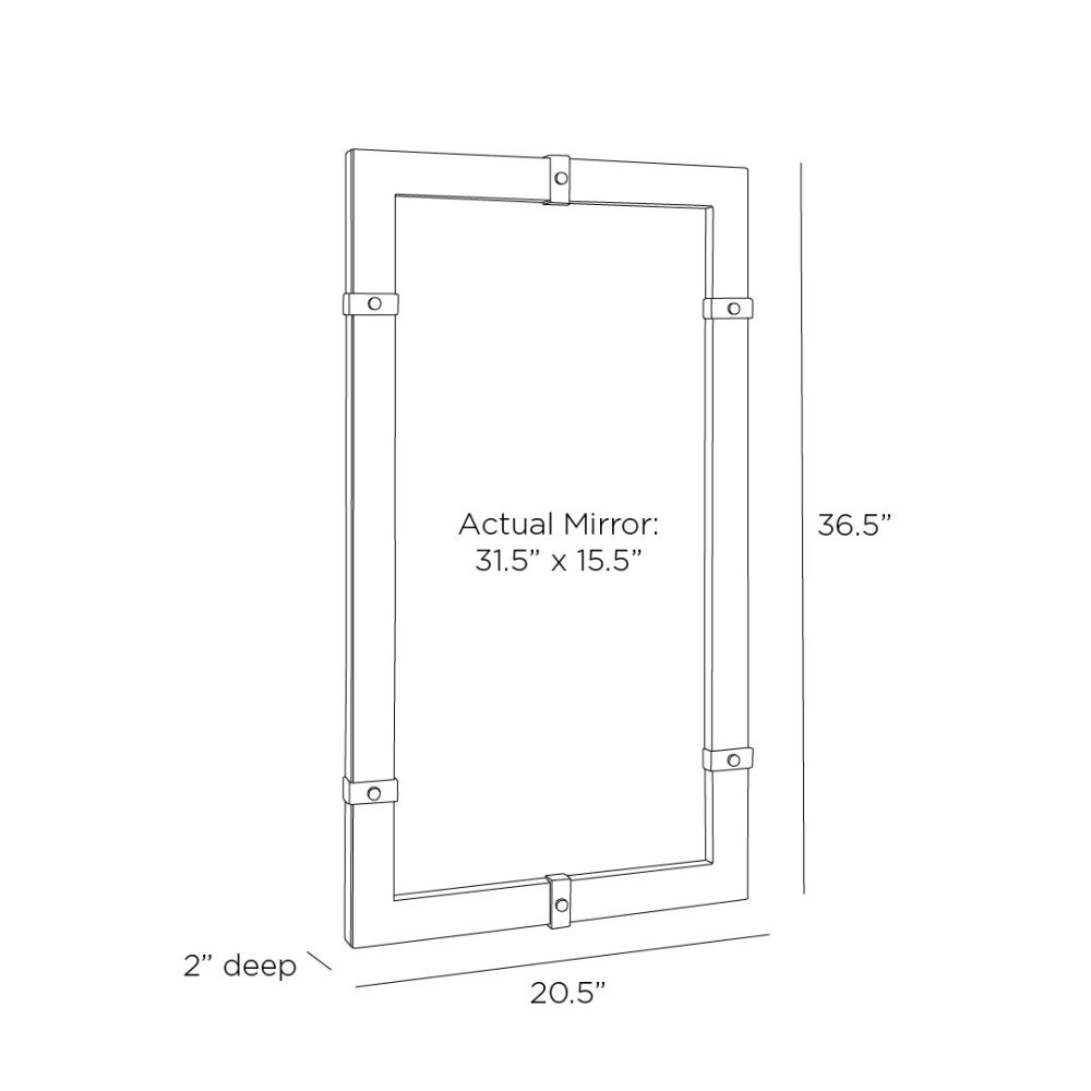 arteriors cambridge mirror diagram