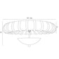 arteriors camella flush mount diagram