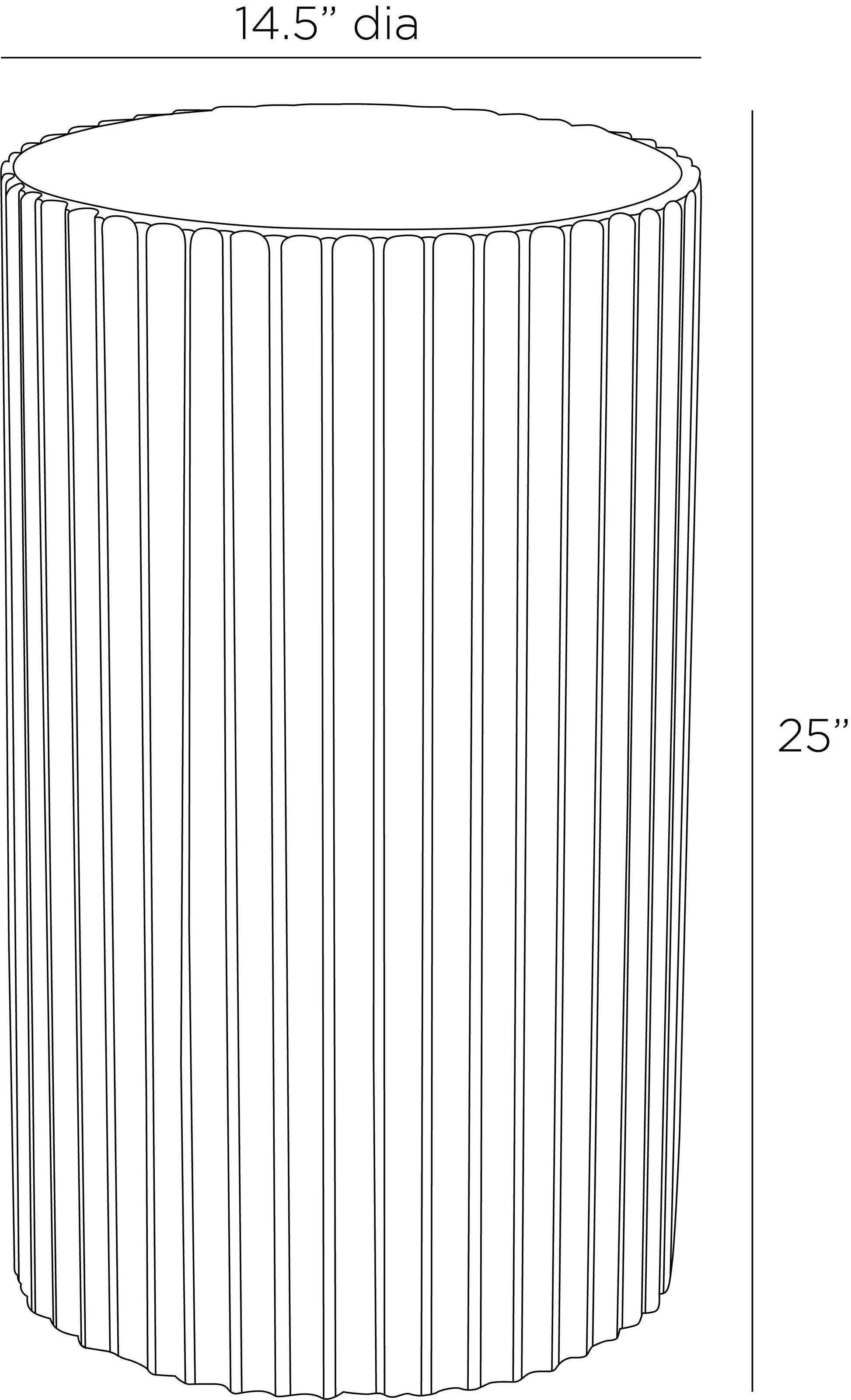 arteriors carmello accent table diagram