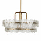 arteriors cascade chandelier front