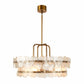 arteriors cascade chandelier illuminated