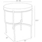 arteriors cedrick end table diagram