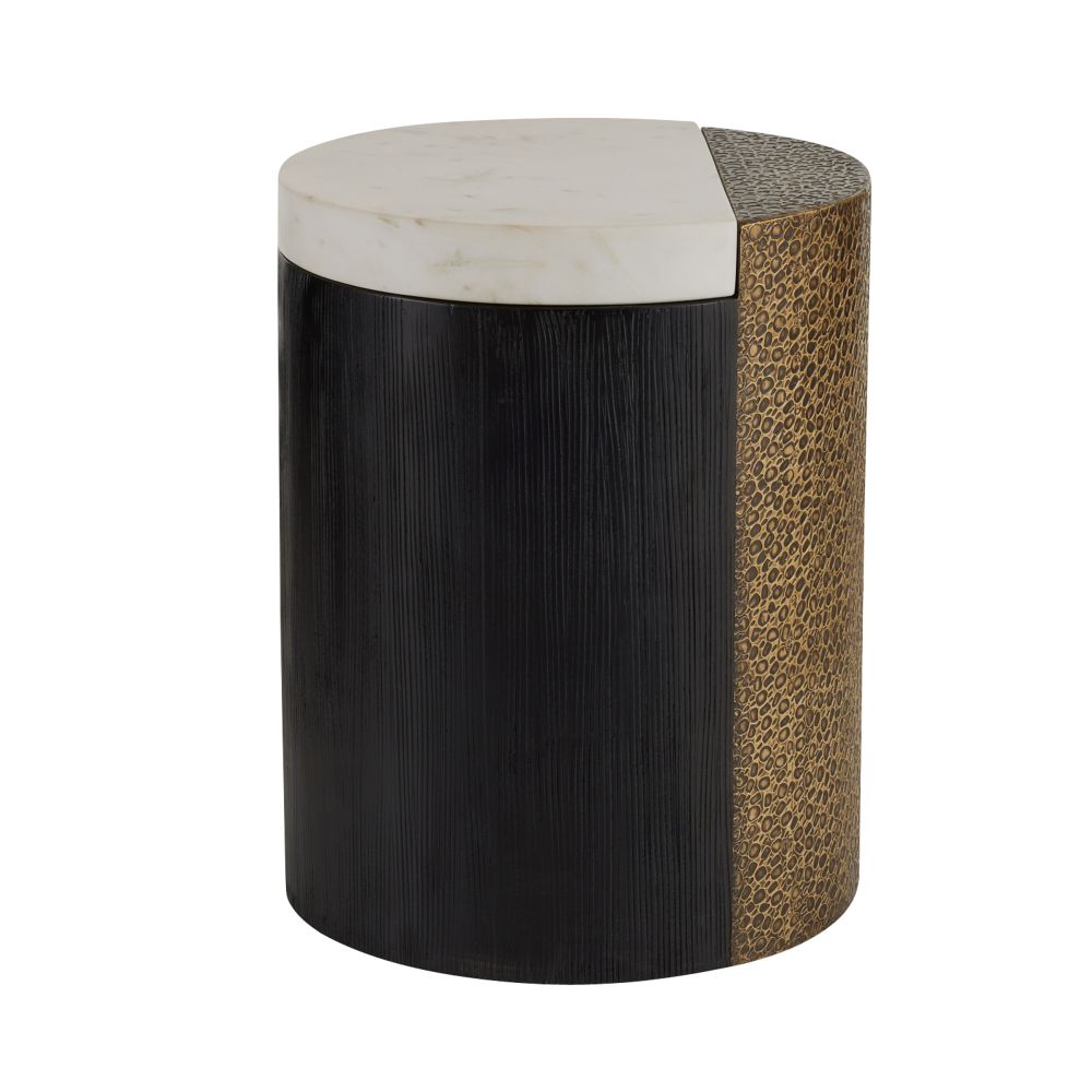 arteriors celestine accent table back