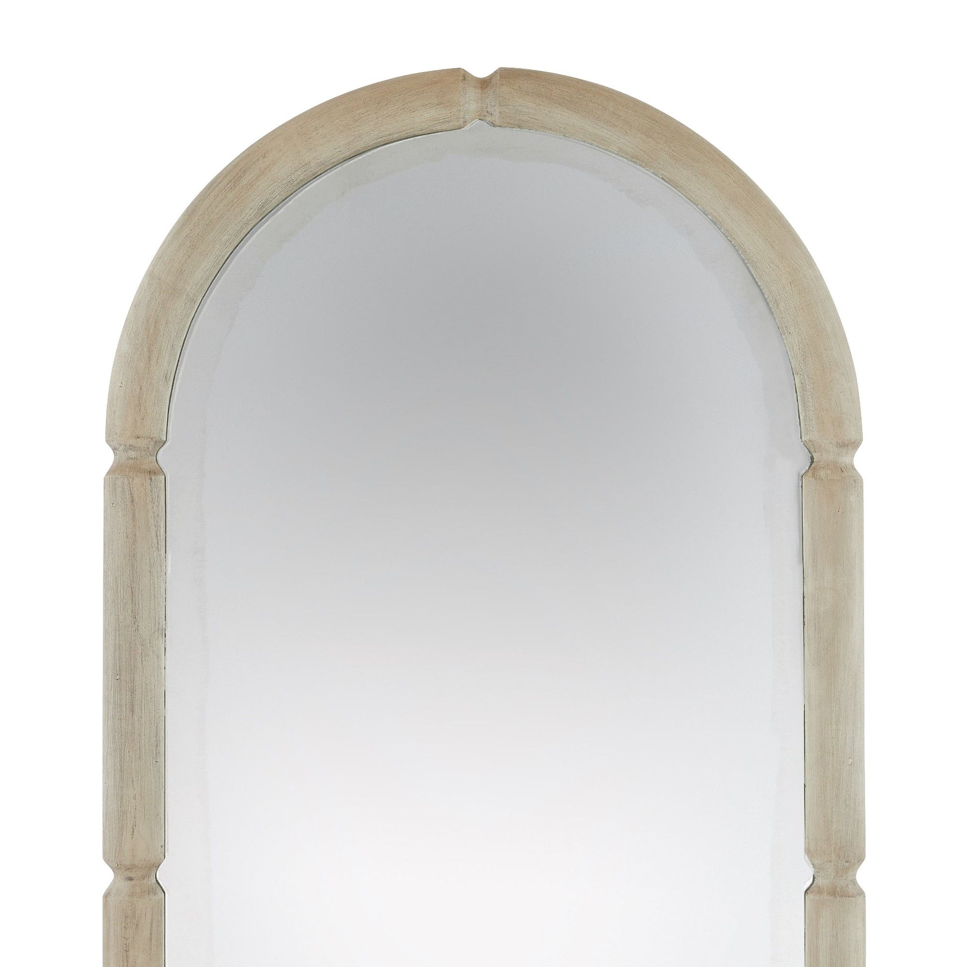 arteriors charleston floor mirror top