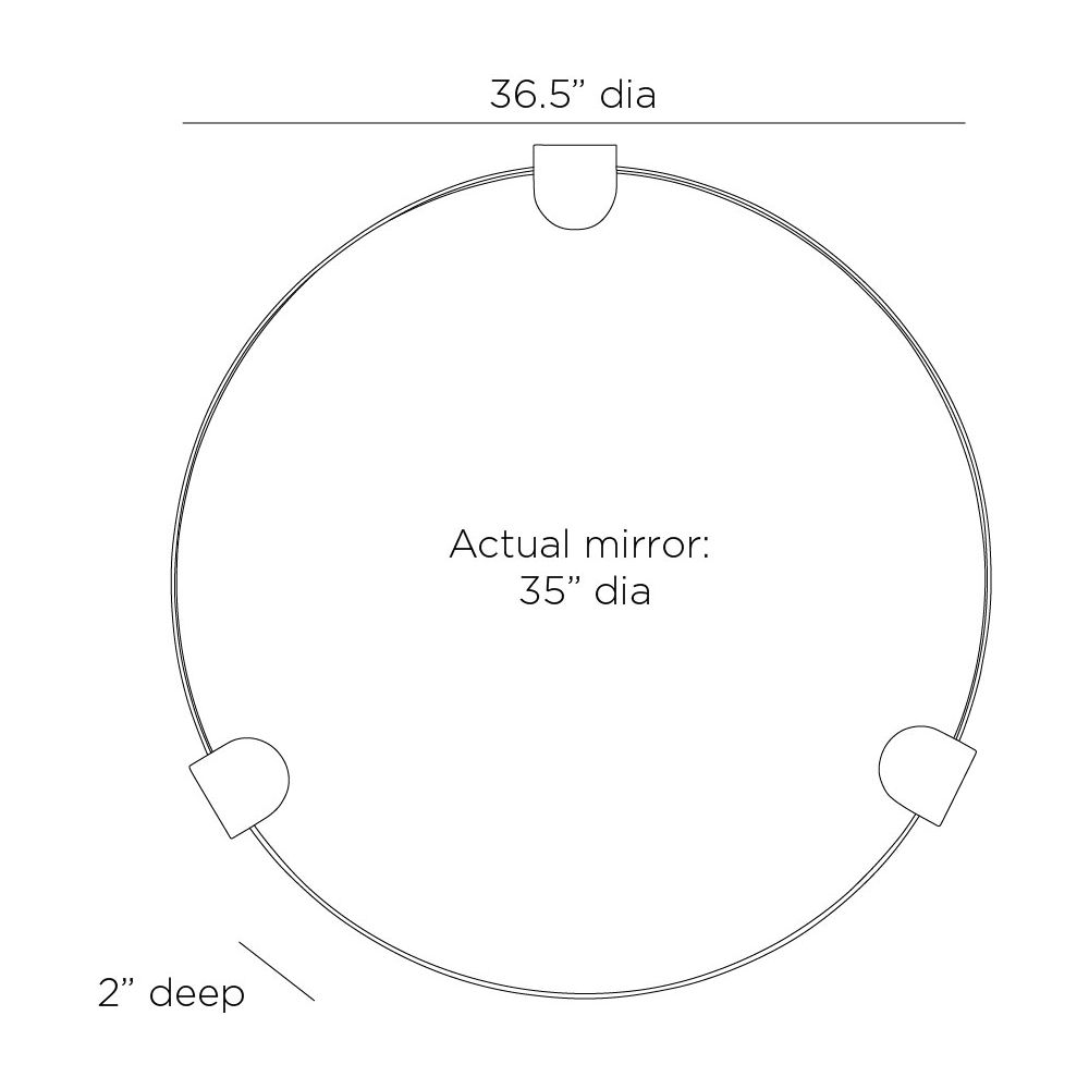 arteriors clasp mirror diagram