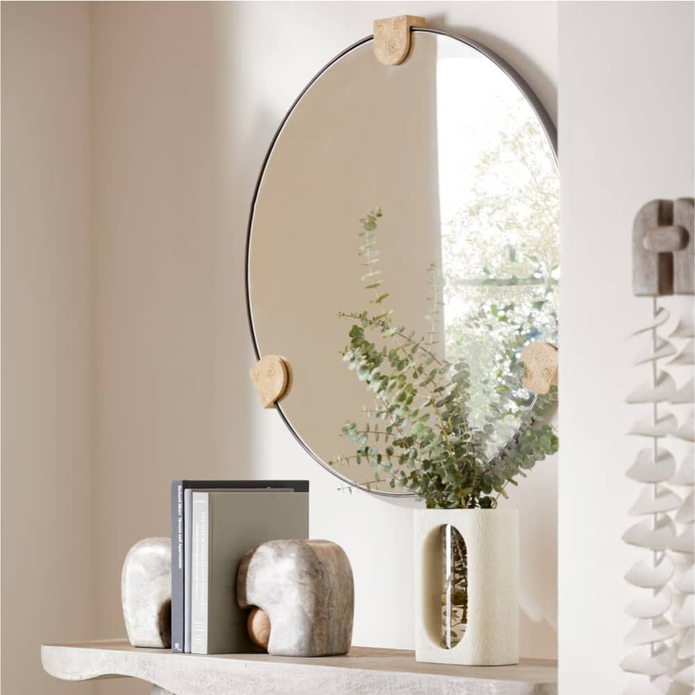 arteriors clasp mirror styled