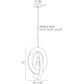 arteriors collins pendant diagram