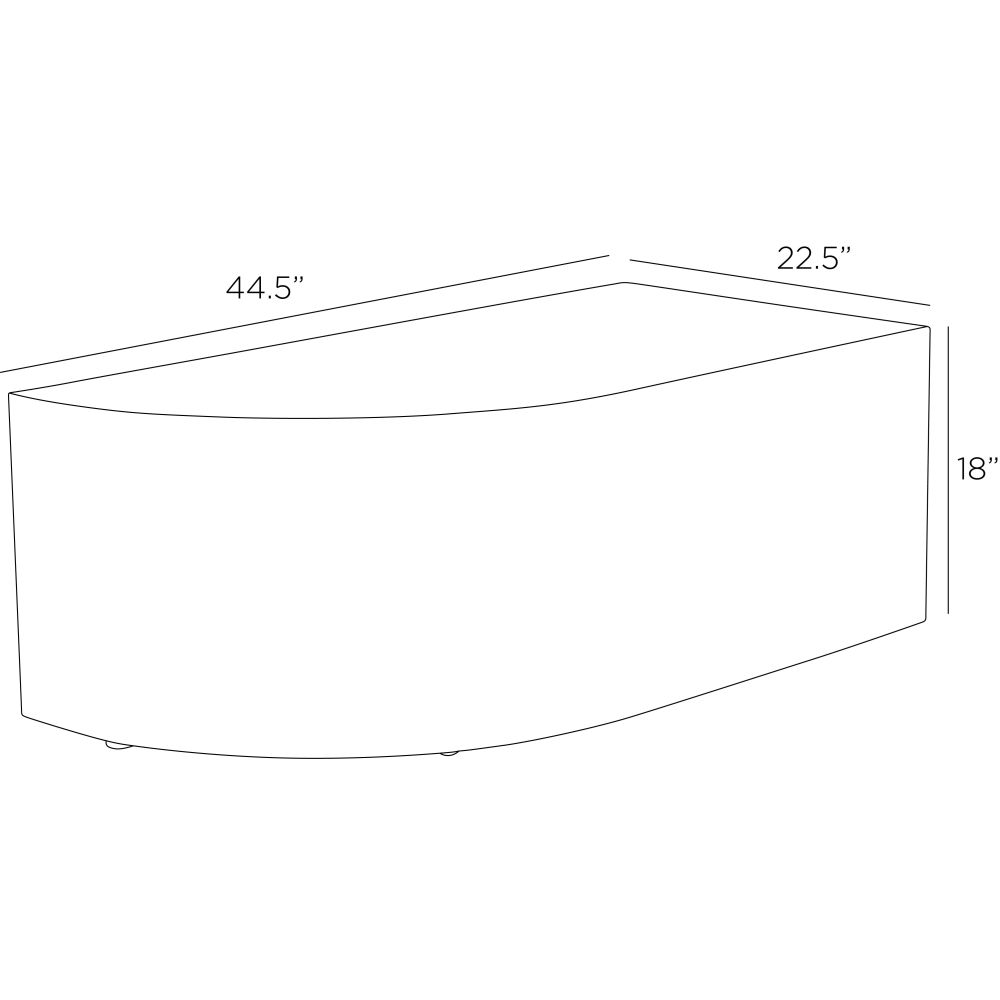 arteriors cortez cocktail table diagram