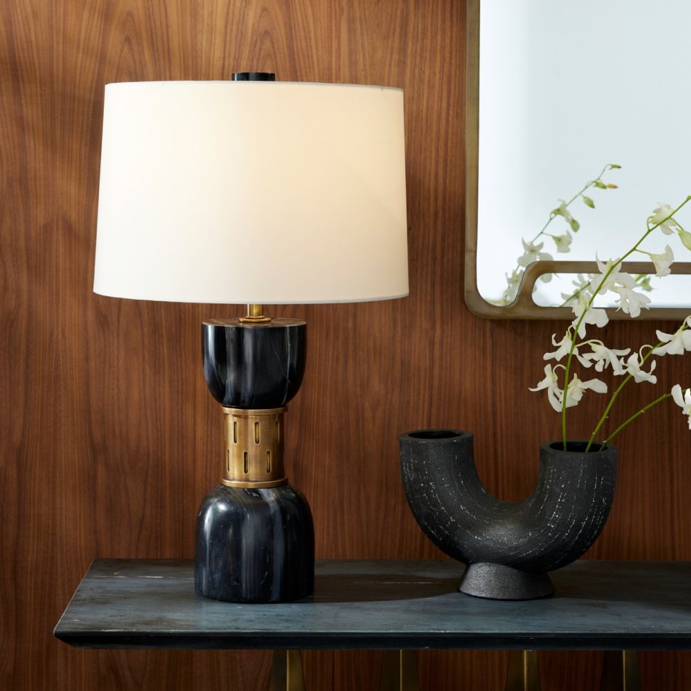 arteriors dalton lamp styled