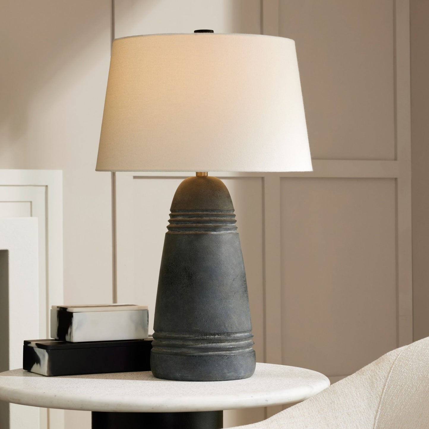 arteriors django lamp styled