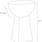 arteriors dorian accent table diagram