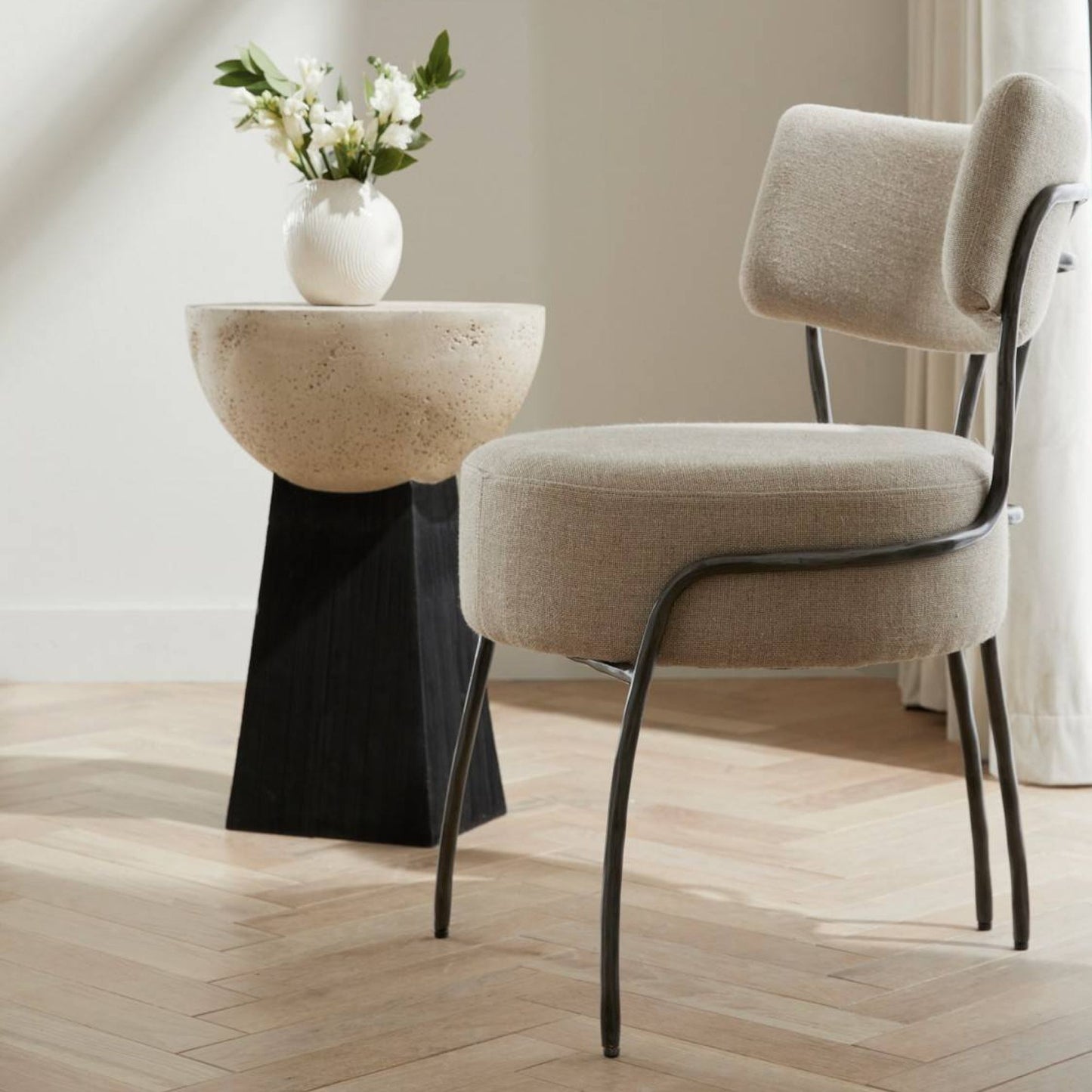 arteriors dorian accent table lifestyle