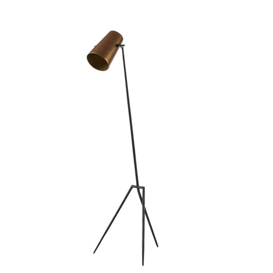 arteriors draper floor lamp angle