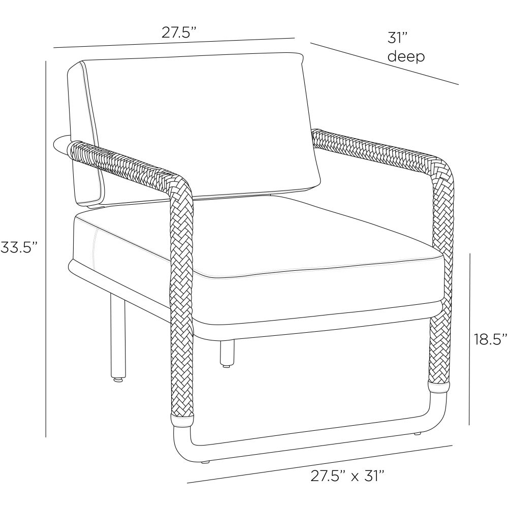 arteriors durham chair diagram