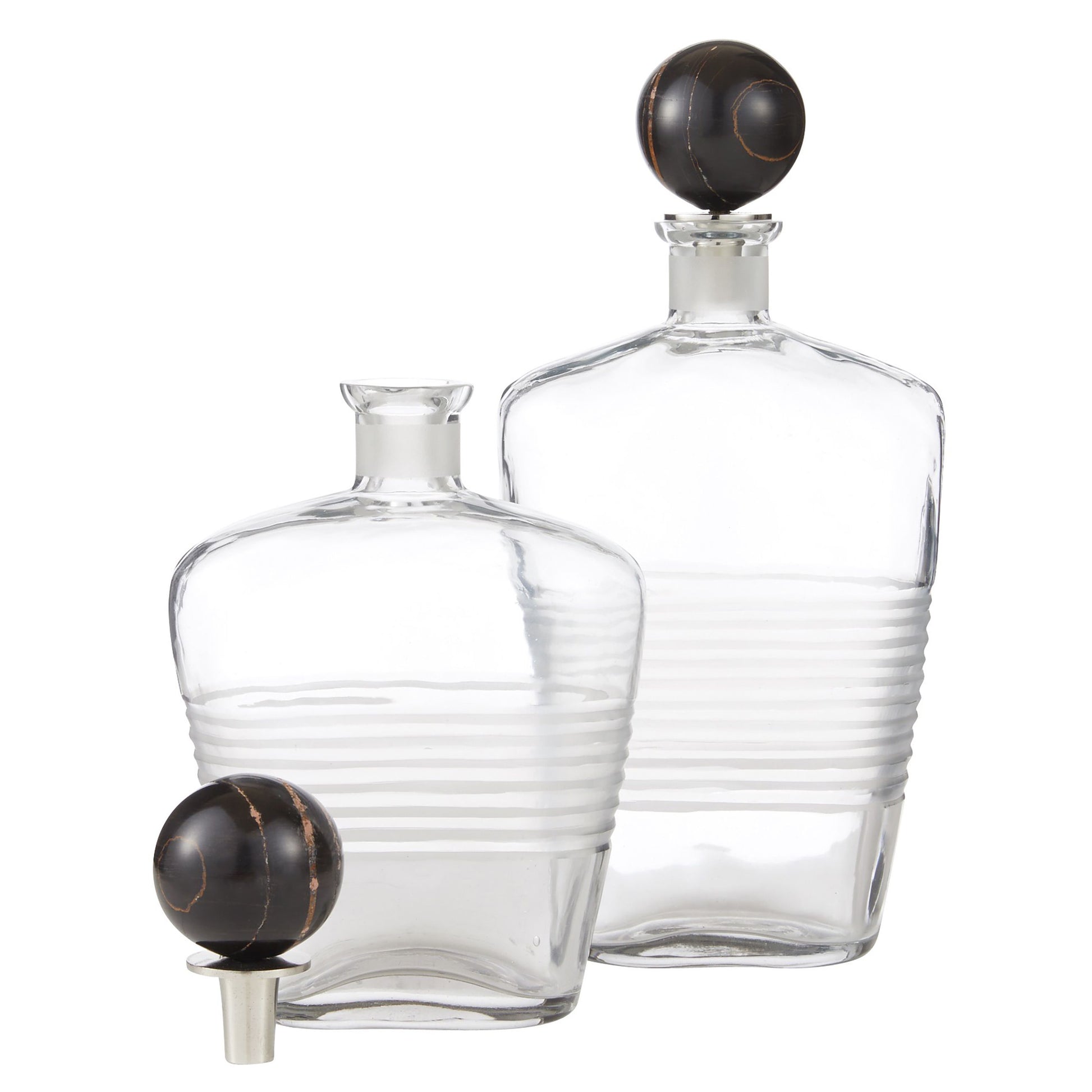 arteriors eaves decanters set angle