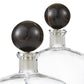 arteriors eaves decanters set topper