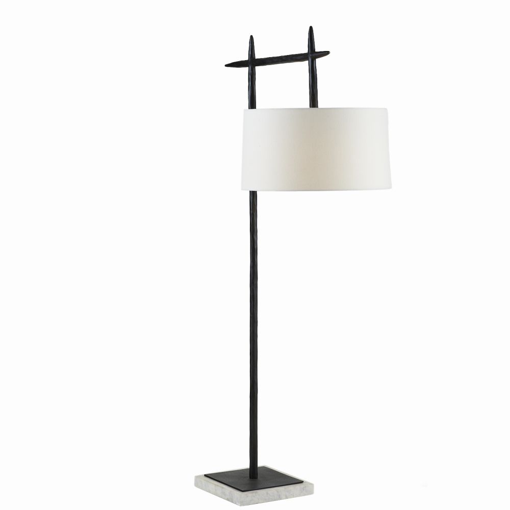 Eileen Floor Lamp Hammered Iron