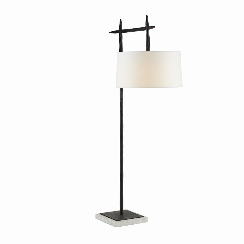 Eileen Floor Lamp Hammered Iron