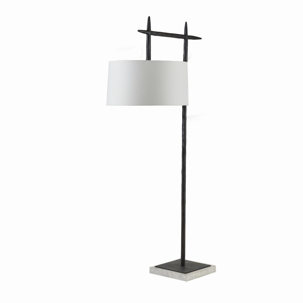 Eileen Floor Lamp Hammered Iron