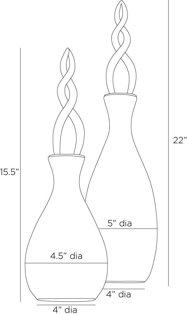 arteriors elixir decanters set diagram