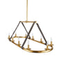 arteriors anglewood chandelier side