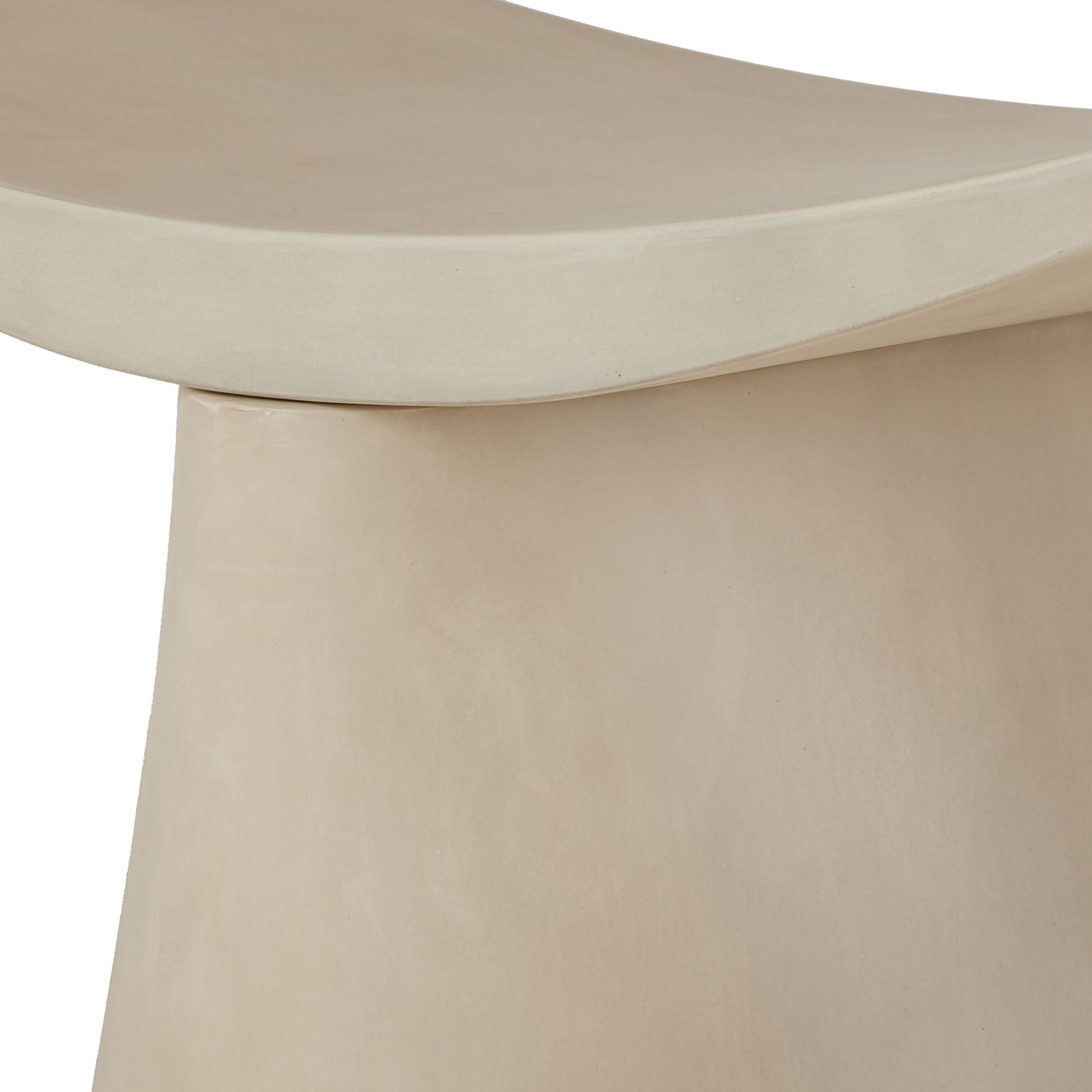 arteriors enya outdoor stool detail