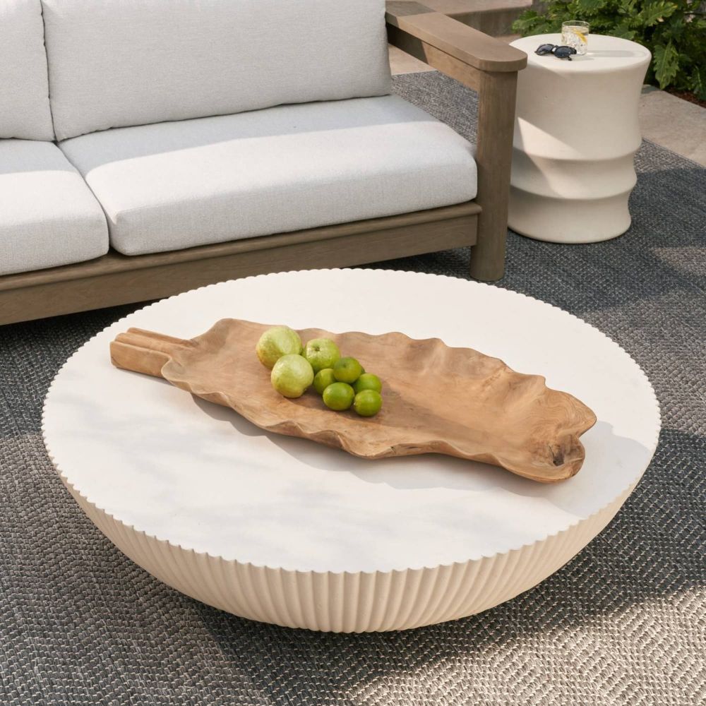 arteriors etta coffee table lifestyle