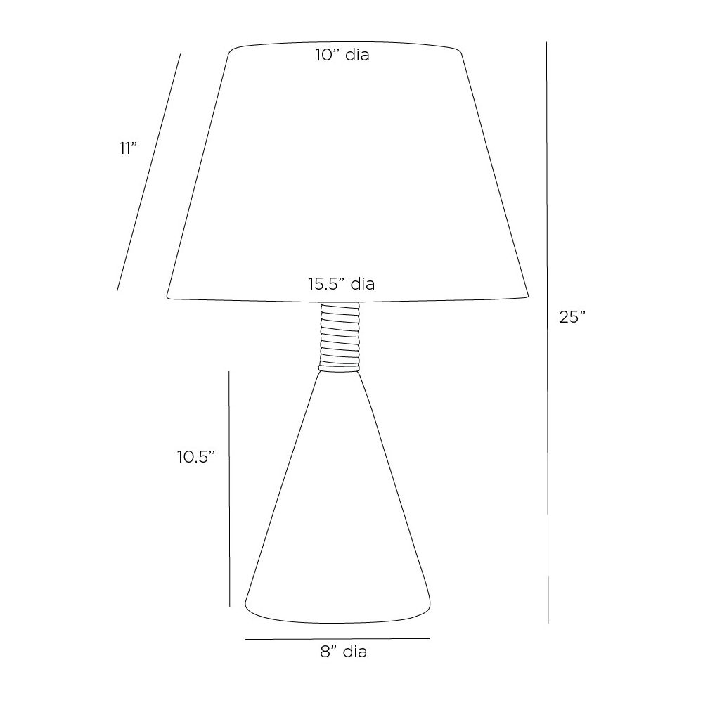 arteriors everly lamp diagram