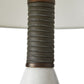 arteriors everly lamp leather