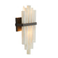 arteriors fairfax sconce illuminated angle