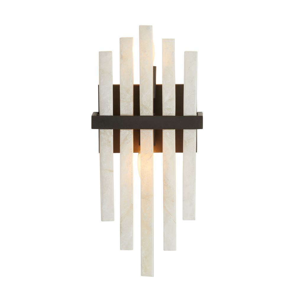 arteriors fairfax sconce illuminated