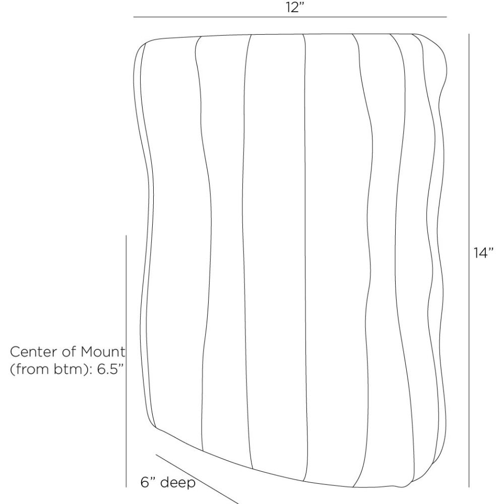 arteriors famoso sconce diagram